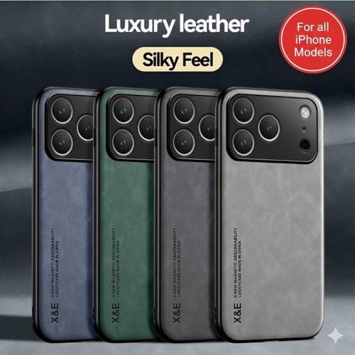 Magnetic luxury leather case - magnetic,