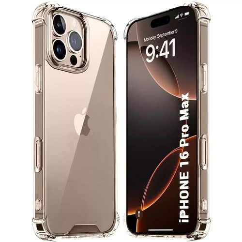 Clear case for iphone - 16, 15